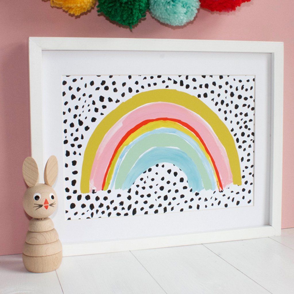 Rainbow print by Eleanor Bowmer - stoneandcoshop