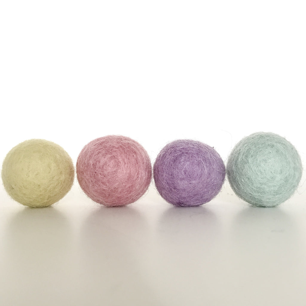 Stone and Co Felt Ball Pom Garland in Pastel Heaven - stoneandcoshop