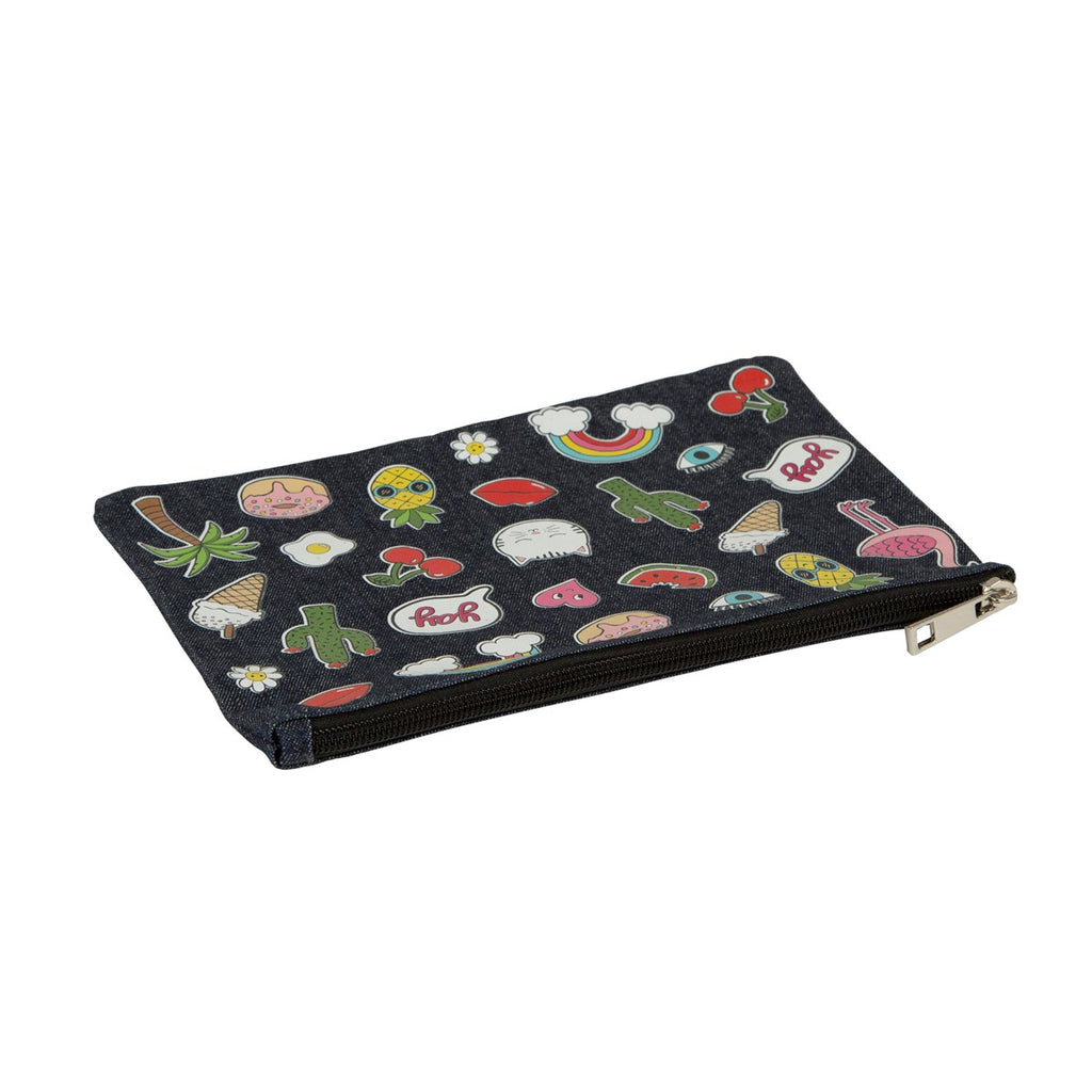 Patches and Pins Pencil Case Pouch - stoneandcoshop
